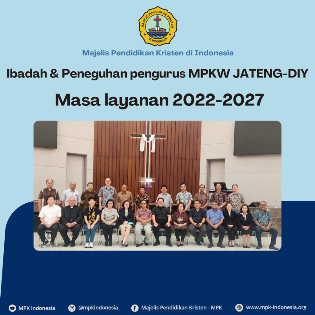 Ibadah & peneguhan pengurus MPKW JATENG-DIY Masa layanan 2022-2027